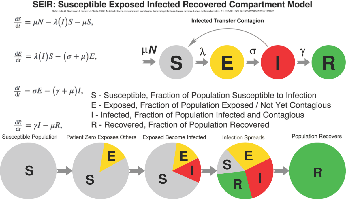 SEIR Model Diagram
